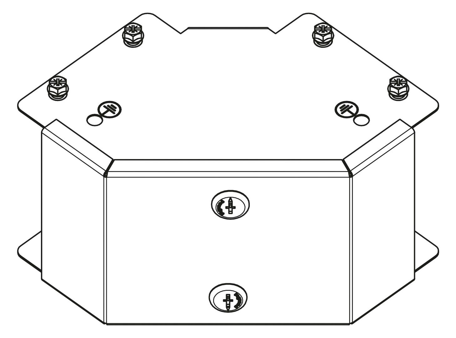 Legrand Legrand MGR32CGL Salamandre IP30 trunking 75x50mm outside lid 90° gusset