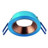 Rutec ALU17214 Einbauring MixMi, schwenkb.,ru, Aluminium ultramarin/rotbronze