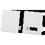 SG LEUCHTEN Endkappe weiß Kunststoff L22mm B20mm STRIPLINE 391467 H12mm