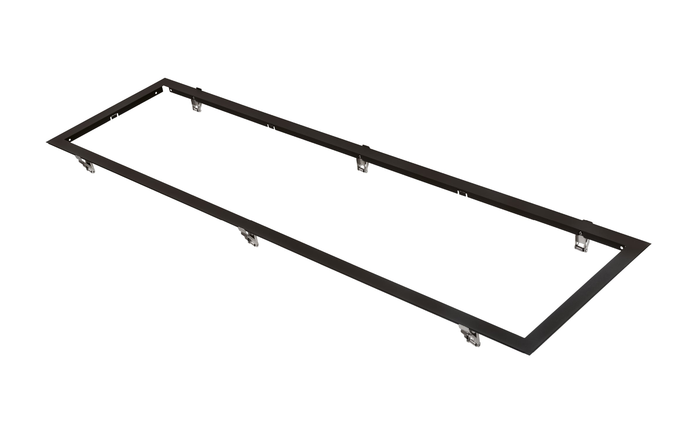 SG LEUCHTEN Einbaurahmen schwarz ST L1240mm SENSE 212937 B340mm H50mm