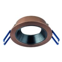 Rutec ALU14210 Einbauring MixMi, schwenkb. ,rund, Aluminium rotbronze/basalt