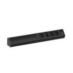 BACHMANN Steckdosenleiste schwarz 2m IP20 932.112 1,5qmm