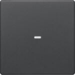 BERKER Wippe 1t Schalter schwarz samt MAN0202123