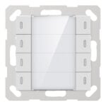 Multifunktions-Tastsensor ADVANCE+, 4-fach Weiss matt inklusive 284114