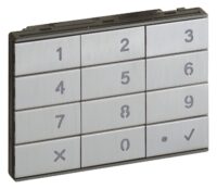 Bticino 345500 LINEA 5000 Codelock als Einzelgerät in der Farbe Al