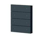 THEBEN Wippe schwarz Zubehör iONprime PB 4R PBK