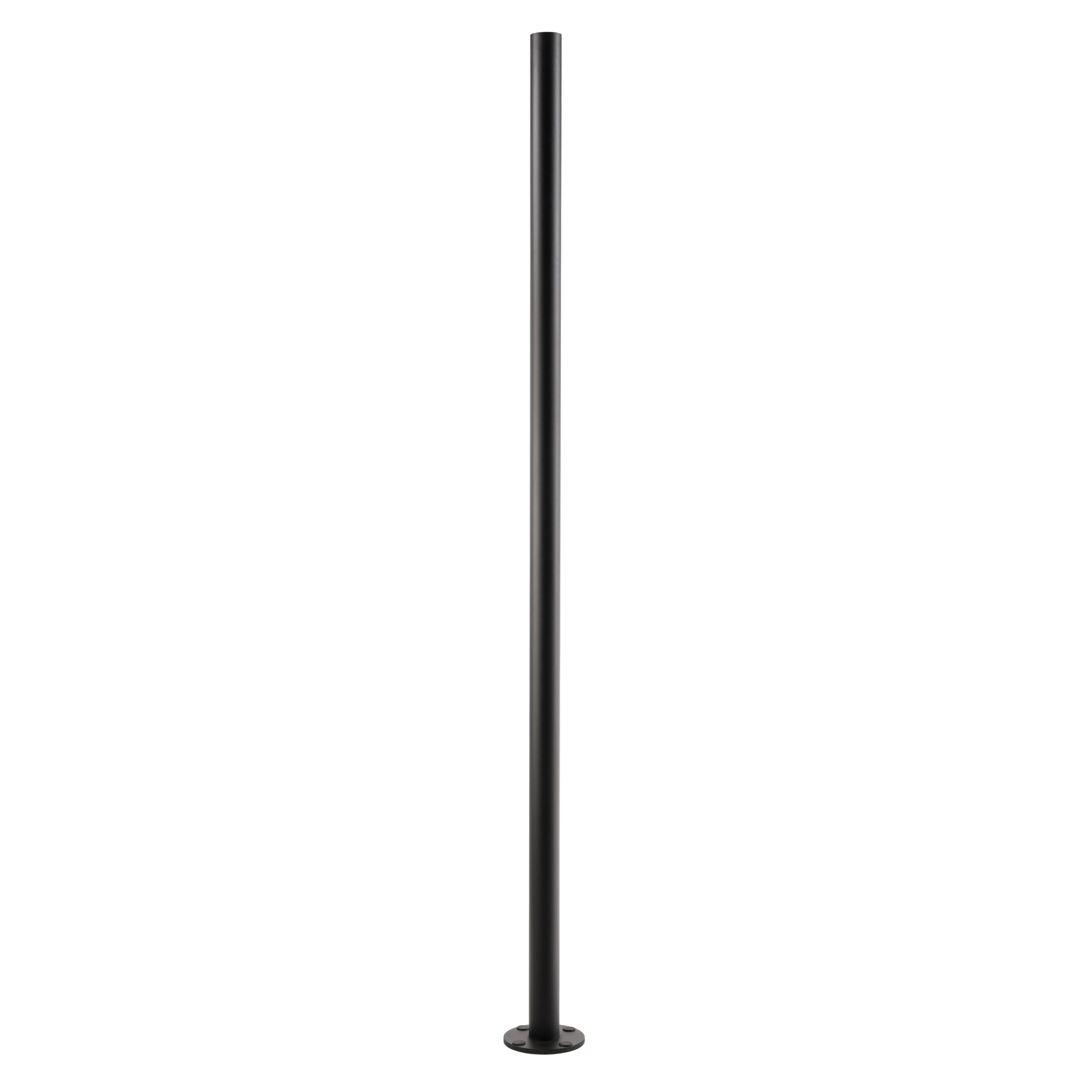 SG LEUCHTEN Lichtmast 2,5m Ø60mm ST HERNING 623972 Mit Grundplatte