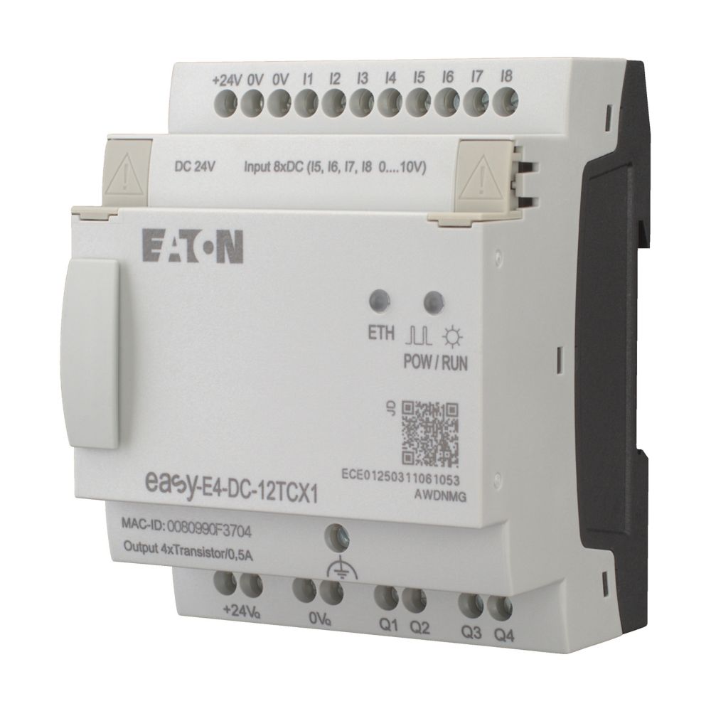 Eaton Eaton (Moeller) Steuerrelais 8 digitale Eingänge EASY-E4-DC-12TCX1