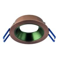 Rutec ALU14216 Einbauring MixMi, schwenkb.,ru, Aluminium rotbronze/dunkelgrün