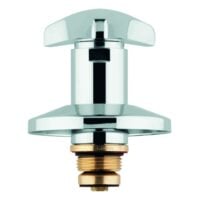 Oberteil 11504 für UP-Ventile Trecorn Griff Markierung blau 3/4" chrom