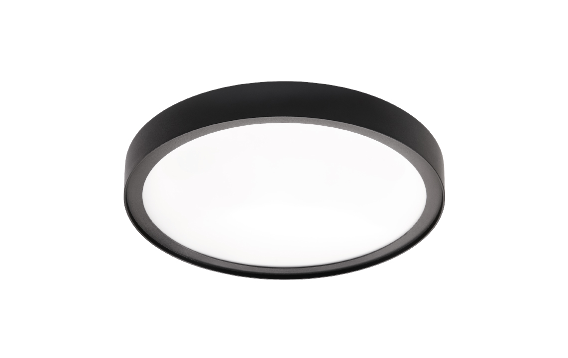 SG LEUCHTEN LED-Anbauleuchte 21W 3000K DISC 606220 2430lm schwarz Konverter