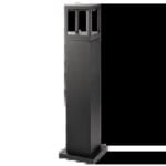 SG LEUCHTEN LED-Pollerleuchte 12W IP44 FAGERNES 630102 3000K 610lm schwarz Aluminium