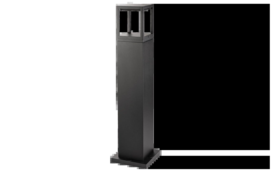 SG LEUCHTEN LED-Pollerleuchte 12W IP44 FAGERNES 630102 3000K 610lm schwarz Aluminium