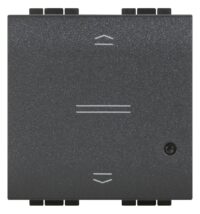 Bticino L4027CM2N Rollladenschalter 2-modulig für LivingLight with Netatmo