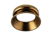 Rutec 51212 Einbaureflektor rund, Aluminium, clipring bronzegold gebürstet