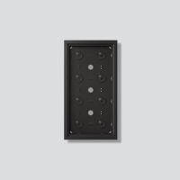 SIEDLE Gehäuse Aluminium innen/außen grau GA 612-4/2-01 DG