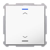 MDT Tastsensor KNX Unterputz studioweiß glänzend 1-fach 2pkt TAL-63T1A04.02S