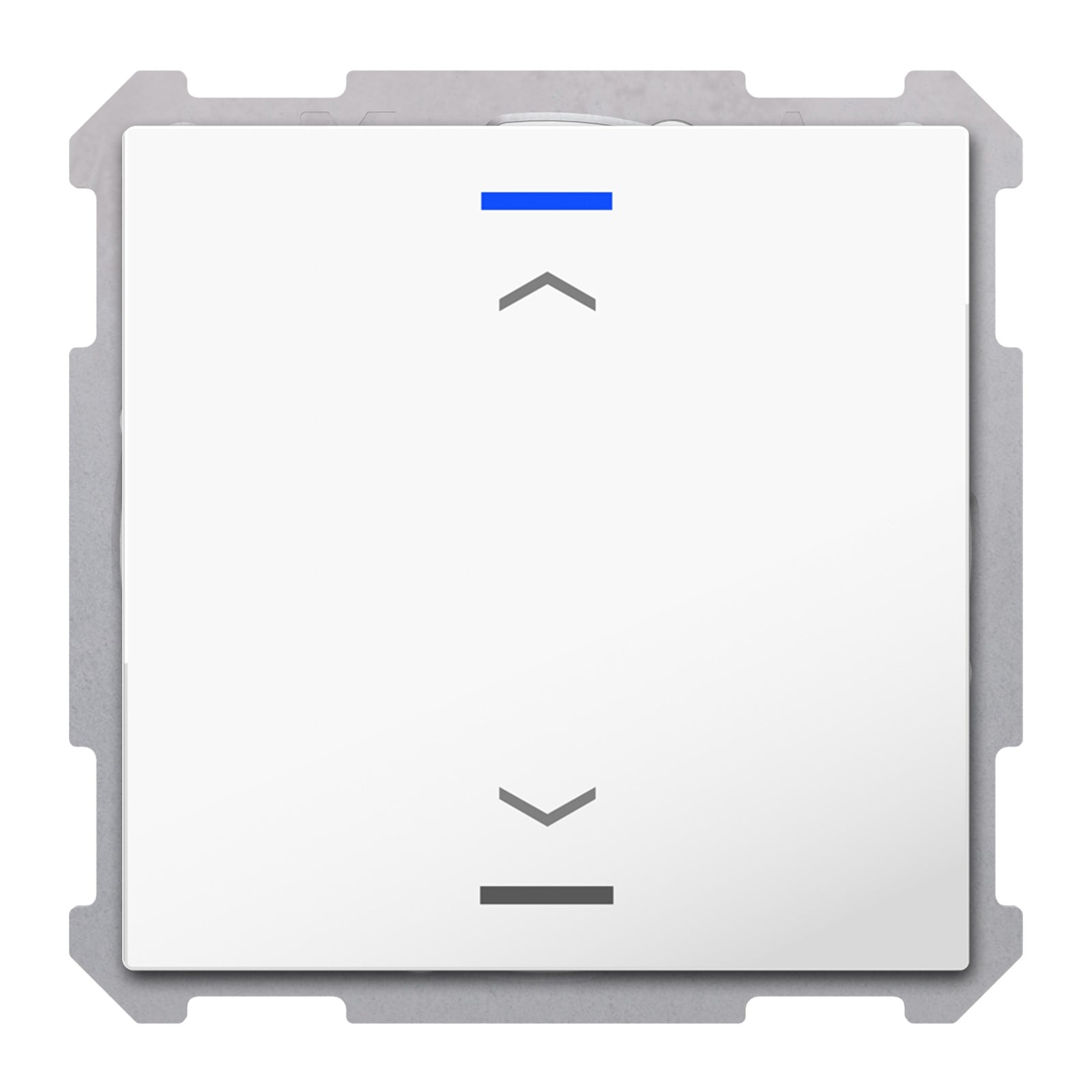 MDT Tastsensor KNX Unterputz studioweiß glänzend 1-fach 2pkt TAL-63T1A04.02S