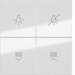 BERKER Taste_4t Tastsensor polws glänzend BSF 81182180 Ind. Bedruckung für Bussystem