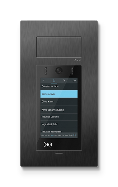 TCS Türstation Unterputz schwarz 1000RT LAN mit Kamera CAE3004-IP-0156 Mit digitalem Türcode