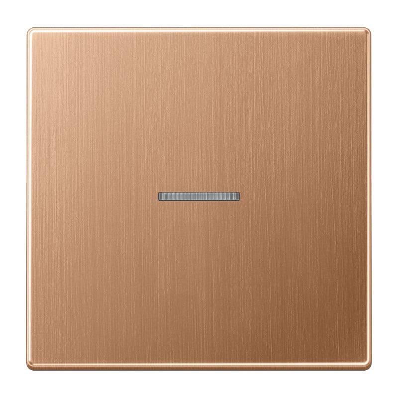 Jung Jung BRG 2990 KO5 Wippe 1-fach mit Lichtleiter Metall PVD-beschichtet Serie LS Bronze