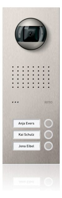 Ritto RGE1815325 Acero Pur Edelstahl Türstation Video 3WE