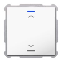 MDT Tastsensor KNX Unterputz studioweiß glänzend 1-fach 2pkt TAL-6301A04.02S