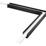 SG LEUCHTEN Dekorelement schwarz Aluminium L200mm 391505 B200mm H22mm