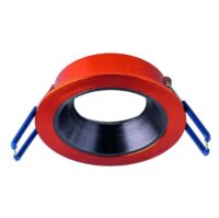 Rutec ALU15211 Einbauring MixMi, schwenkb.,ru, Aluminium zinnober/schiefer