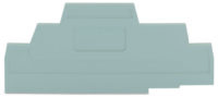 WAGO Abschlußplatte grau 280-303