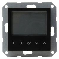 Kopp HK07 -Raumthermostat mit Display programmierbar Farbe:schwarz matt