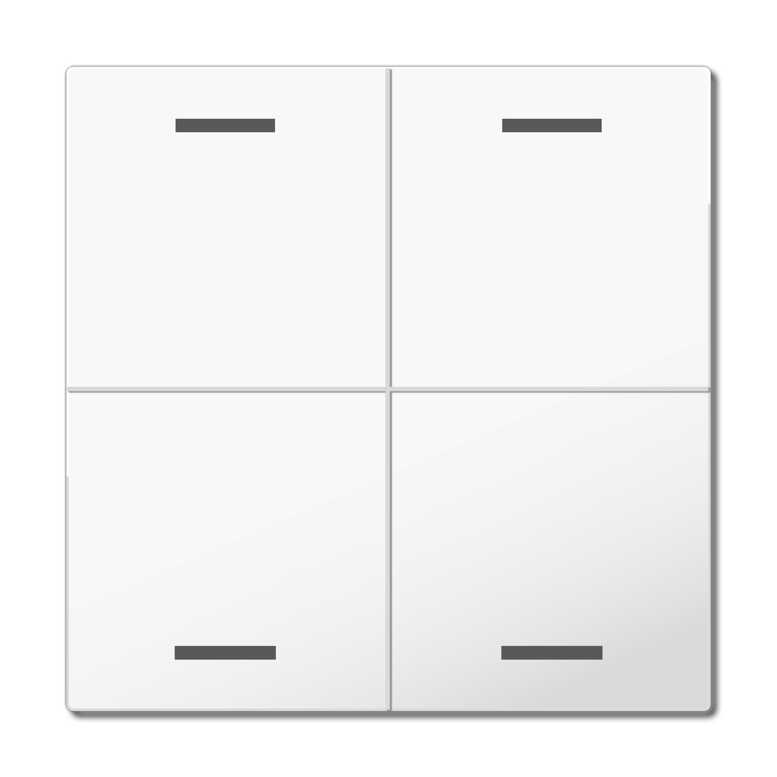 MDT Tastwippe KNX studioweiß glänzend Kunststoff TAL-63W4004.02