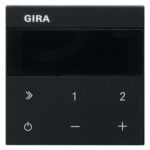 GIRA UP-Radio schwarz matt Bedienelement 2322005