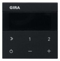 GIRA UP-Radio schwarz matt Bedienelement 2322005