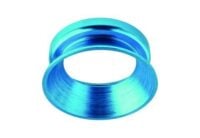 Rutec 51217 Einbaureflektor rund, Aluminium, clipring ultramarinblau