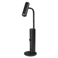SG LEUCHTEN LED-Schreibtisch 8W 3000K schwarz 320858 360lm Konverter mit Schalt mit LM