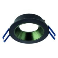 Rutec ALU02216 Einbauring MixMi, schwenkb.,ru, Aluminium schwarz matt/dunkelgrün