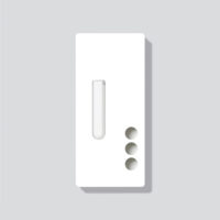 SIEDLE Gehäuse Kunststoff Hausstation weiß BTS 850-..., HTA/HTS 811-... W