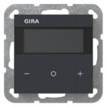 GIRA Raumtemperaturregler Unterputz KNX anthrazit 200528 Basis+zentr Abdeckpl
