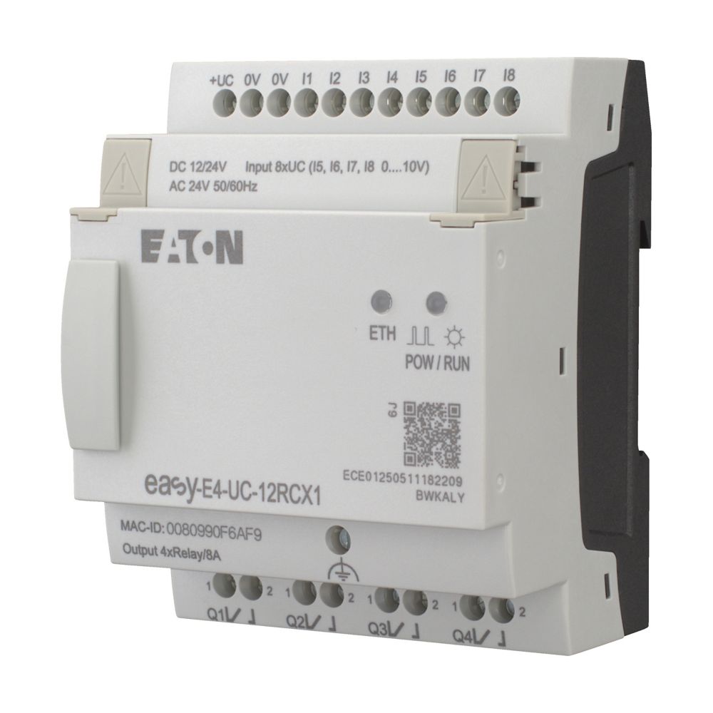 Eaton Eaton (Moeller) Steuerrelais 12/24VDC,24VAC EASY-E4-UC-12RCX1