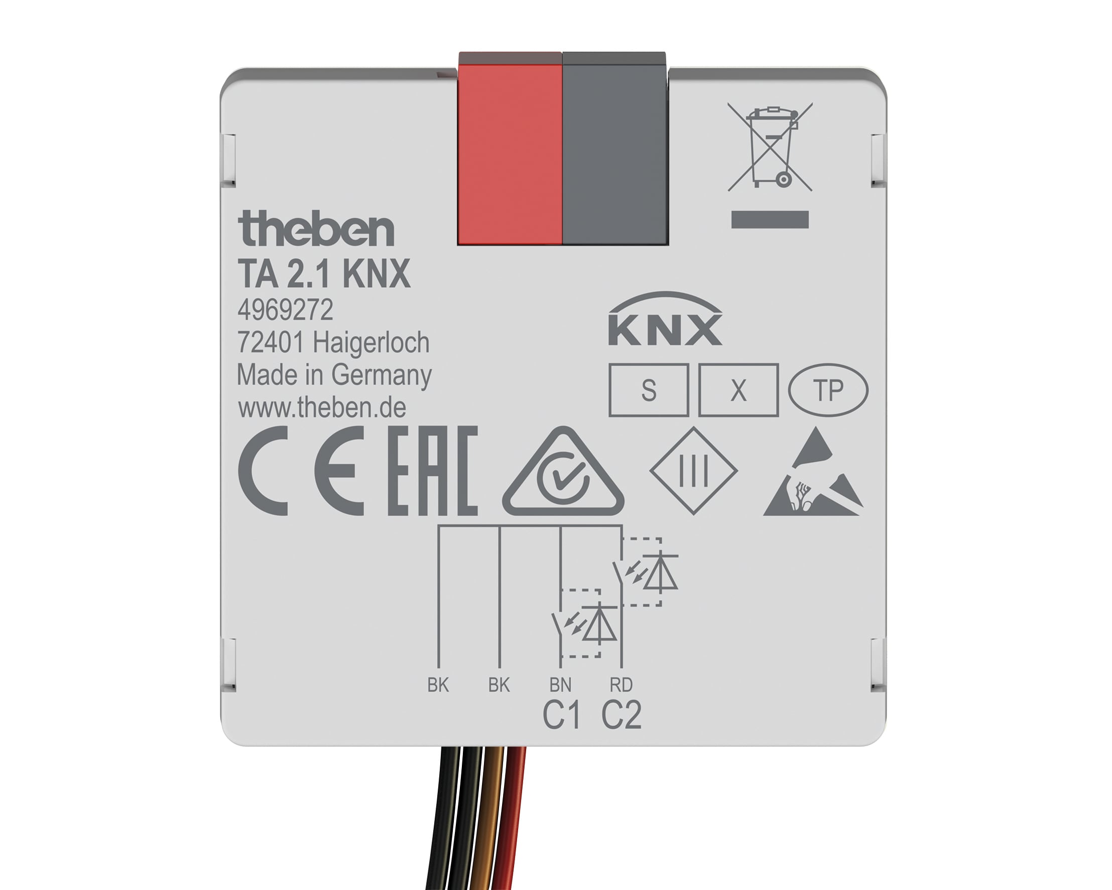 Theben THEBEN Binäreingang KNX Unterputz 2-fach TA 2.1 KNX