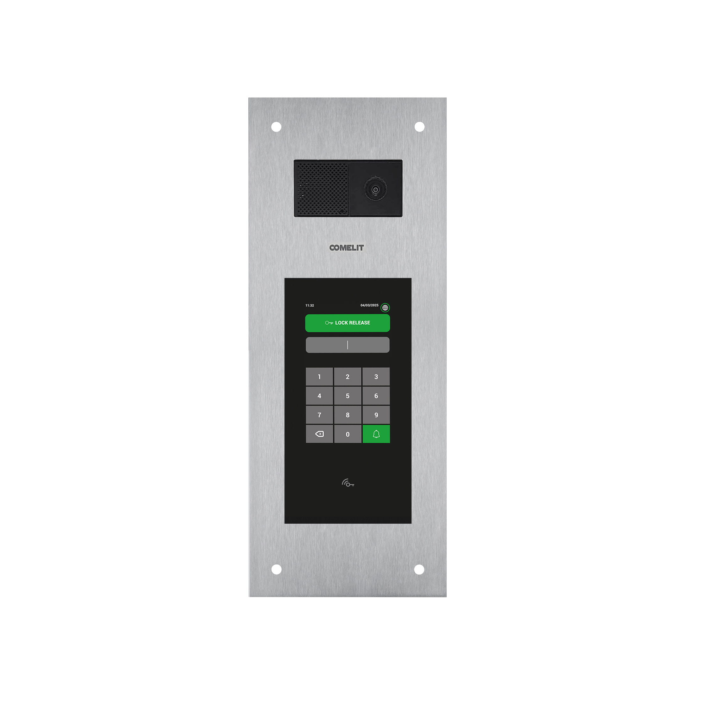 Comelit IX8090 Türstation Steel-Touch 5 Zoll komplett VIP