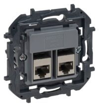 Legrand 864049B Niloe Step V4 Einsatz Datendose 2Xrj45 Kat6 Stp