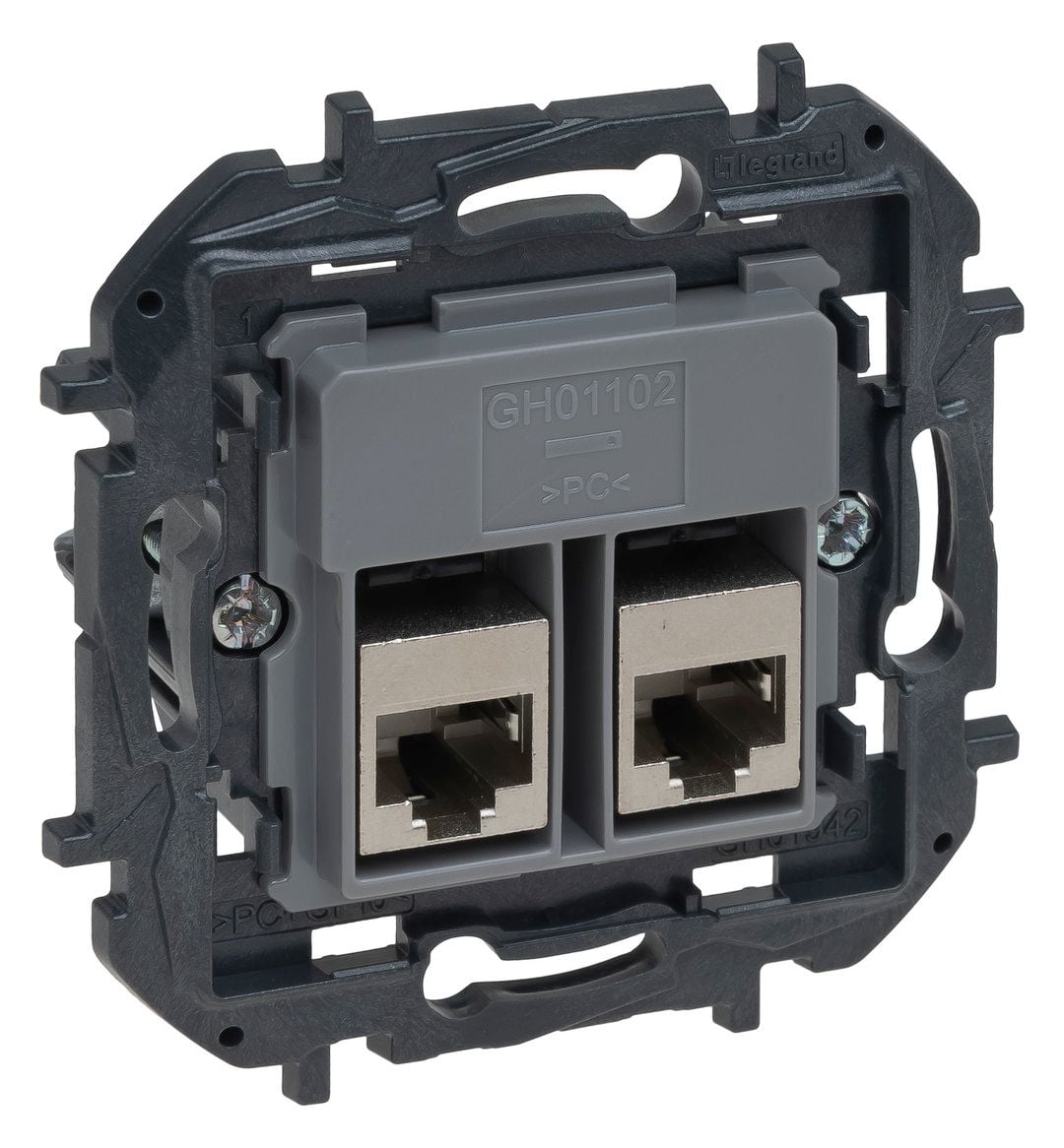 Legrand Legrand 864049B Niloe Step V4 Einsatz Datendose 2Xrj45 Kat6 Stp