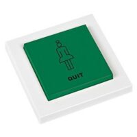 ELDAT RTS22E5001B03 Wandt Einzelwippe QUIT kompl Easywave 1xIMPULS Form.55 gn