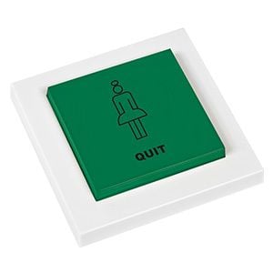 ELDAT RTS22E5001B03 Wandt Einzelwippe QUIT kompl Easywave 1xIMPULS Form.55 gn