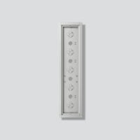 SIEDLE Gehäuse Aluminium innen/außen si GA 612-5/1-01 SM