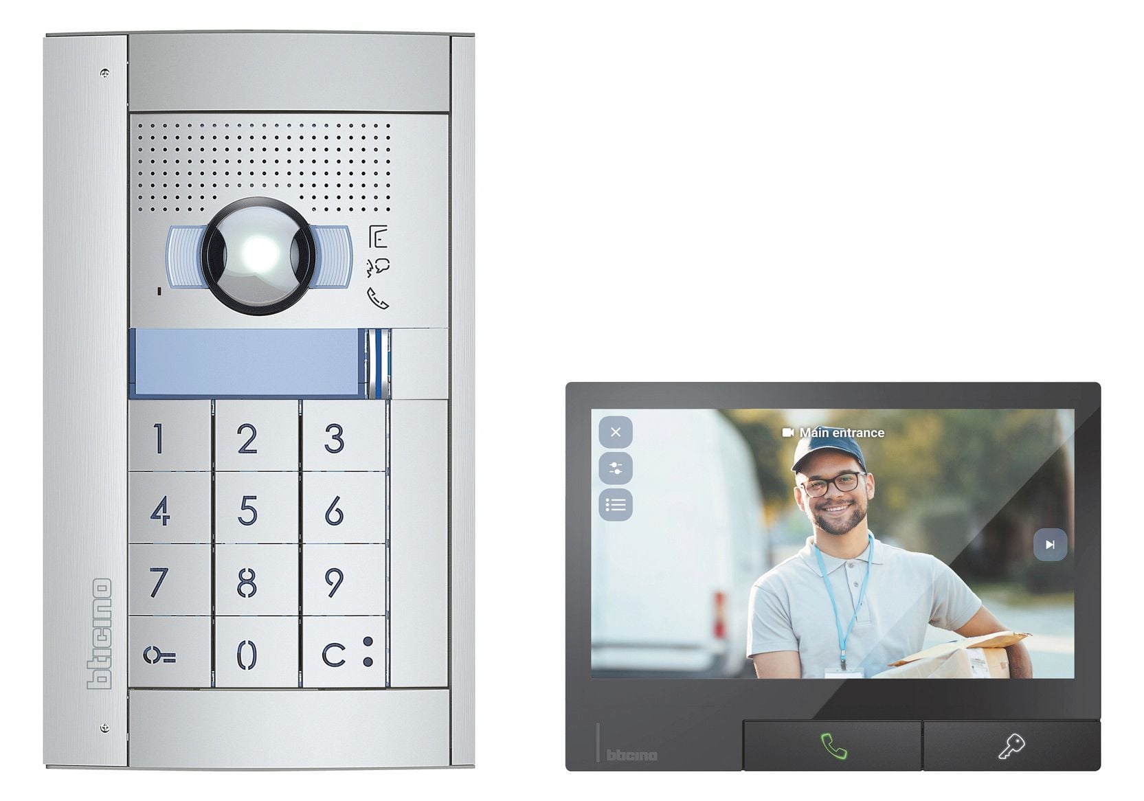 Legrand 363543 Flex'ONE Videoset mit Türstation SFERA mit Codelock +CLASSE300X Dark
