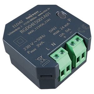 Eldat ELDAT RGD04E5001A01 DALI-GatewayEasywave 1x DALI Befehl 24mA DALI Stromversorgung