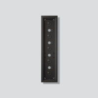 SIEDLE Gehäuse Aluminium innen/außen grau GA 612-5/1-01 DG